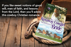 Runaway cowgirl bride banner